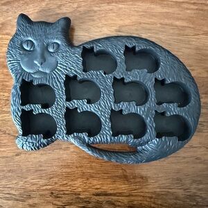 Black Cat Silicone Ice Cube Tray Mold